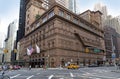 Carnegie Hall building in New York City