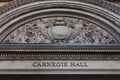Carnegie Hall in New York Royalty Free Stock Photo
