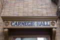 Carnegie Hall in New York City
