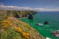 Carnewas and Bedruthan Steps Royalty Free Stock Photo