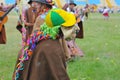 Carnival of Ayacucho. Women and men sing and dance for three days in the parade show in peru