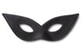 Carnival black mask with soft shadow Royalty Free Stock Photo