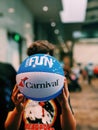 Carnival blow up ball sales photo kid has fun