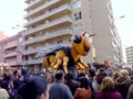 Carnival of Cadiz 2017. Andalusia. Spain Royalty Free Stock Photo