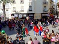 Carnival of Cadiz capital, Andalusia. Spain on March 3, 2019 Royalty Free Stock Photo