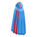 Carnival cloak icon isometric vector. Super cape