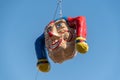 Carnival clown head in Oberaegeri in Switzerland