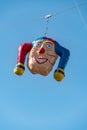 Carnival clown head in Oberaegeri in Switzerland