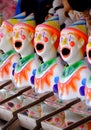 Carnival clowns at the Ekka Brisbane Exhibition or Royal Queensland Show, Brisbane, Australia Royalty Free Stock Photo