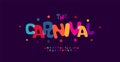 Carnival colorful alphabet, playful letters, funny festival font for bright fiesta logo, mexican headline, birthday and