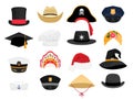 Carnival costumes hats