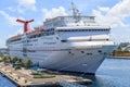 Carnival Cruise Ship Ecstacy Royalty Free Stock Photo