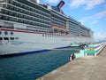 The Carnival Cruise ship Legend docked at Ocho Rios Jamaica