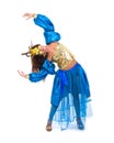 Carnival dancer posing Royalty Free Stock Photo