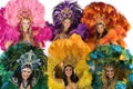 Carnival dancers Royalty Free Stock Photo
