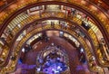 Carnival Elation Atrium, Grand Foyer, Looking Down To Main Deck, Night Time