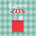 Carnival festival cartoons Royalty Free Stock Photo