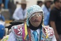 Carnival festival of the Virgen del Carmen in the town of Paucartambo celebrating singing, dancing with masks