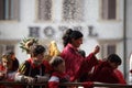 Verona / Italy-02 09 2018: Carnival floats in Verona Royalty Free Stock Photo