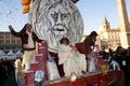 Carnival float in Rome