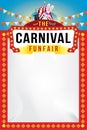 The carnival funfair and magic show