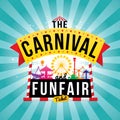 The carnival funfair Royalty Free Stock Photo