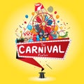 carnival funfair Royalty Free Stock Photo