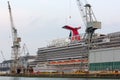 Carnival Giant Cruise Ship in the Monfalcone Shipyards