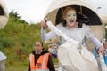 Carnival of the giants festival parade in Telford Shropshire