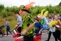 Carnival of the giants festival parade in Telford Shropshire