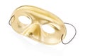 Carnival golden mask Royalty Free Stock Photo