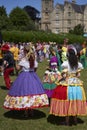 Carnival in historic Bath, Somerset, England