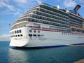 The Carnival Legend docked at Ocho Rios Jamaica for an excursion