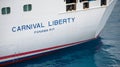 Carnival Liberty Cruise Ship Royalty Free Stock Photo