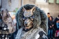 Carnival mask in closeup in german streets
