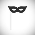 Carnival mask graphic icon