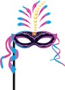 Carnival mask for masquerade costumes Royalty Free Stock Photo