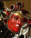 Red and Gold Venice Masks