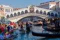 Carnival masks venice historic city with its canals Royalty Free Stock Photo