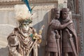 Carnival masks venice historic city with its canals Royalty Free Stock Photo