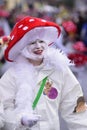 Carnival parade with colorful costums