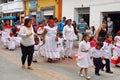 Carnival parade in Ecuador Royalty Free Stock Photo