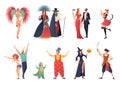 Carnival Party Icons Set