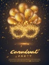 Carnival party poster.