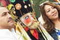 SELFIES WITH `CHINELO`, TEPOZTLAN`S CARNIVAL, MEXICO