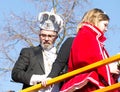 The Carnival Prince of the village of Amby (Maastricht) together with the Youth Princess