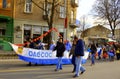 Carnival procession boat Royalty Free Stock Photo