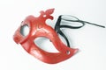 Carnival red mask Royalty Free Stock Photo