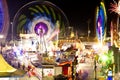 Carnival rides.