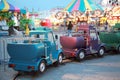 Carnival Rides at Twilight Royalty Free Stock Photo